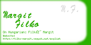 margit filko business card